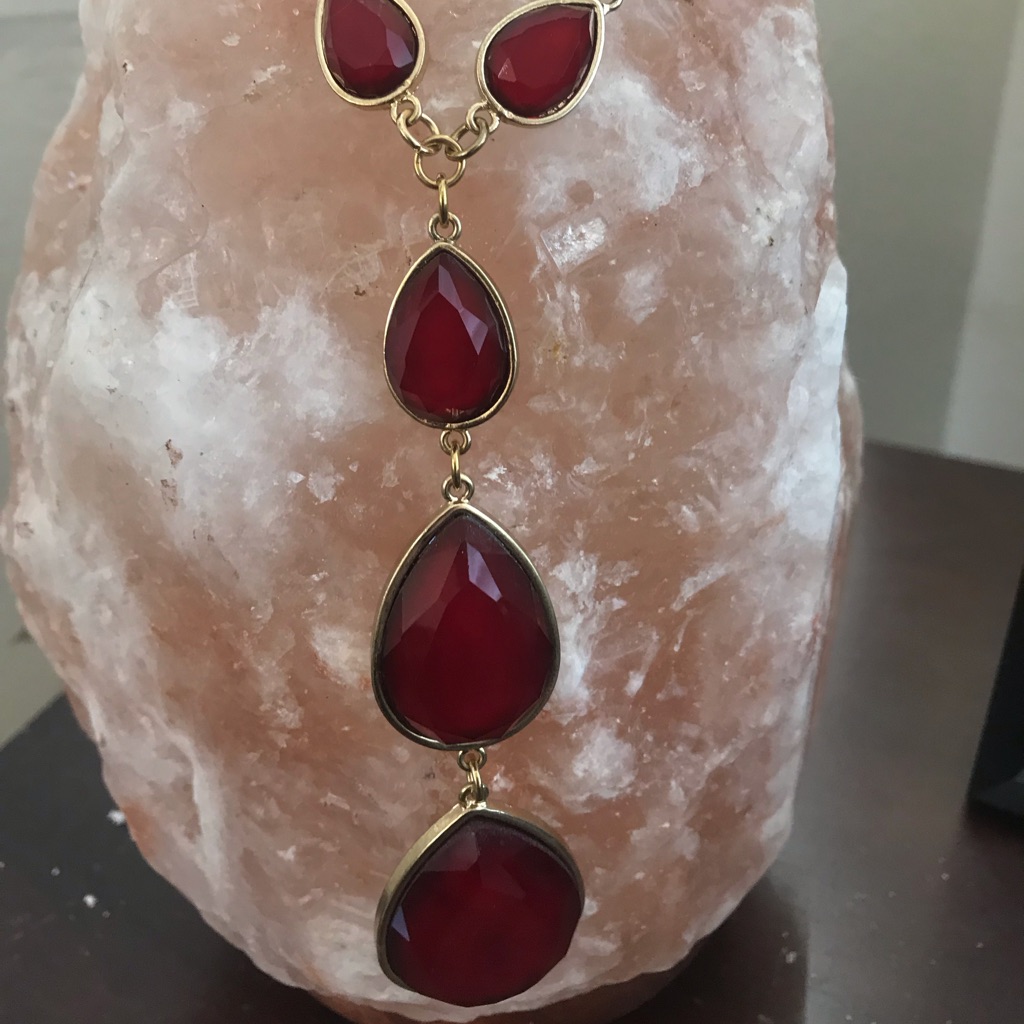 Sofia Statement Necklace Abs Earring Set